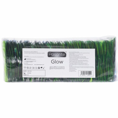 PASANTE - SAC DE PRÃSERVATIFS GLOW 144 UNITÃS